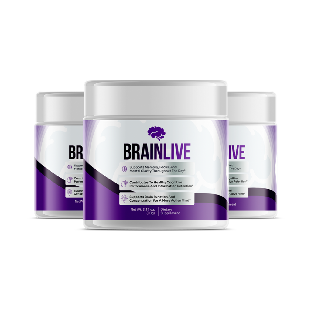 3 jars of BrainLive