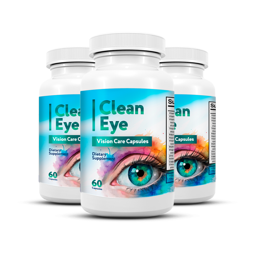 3 bottles of Clean Eye
