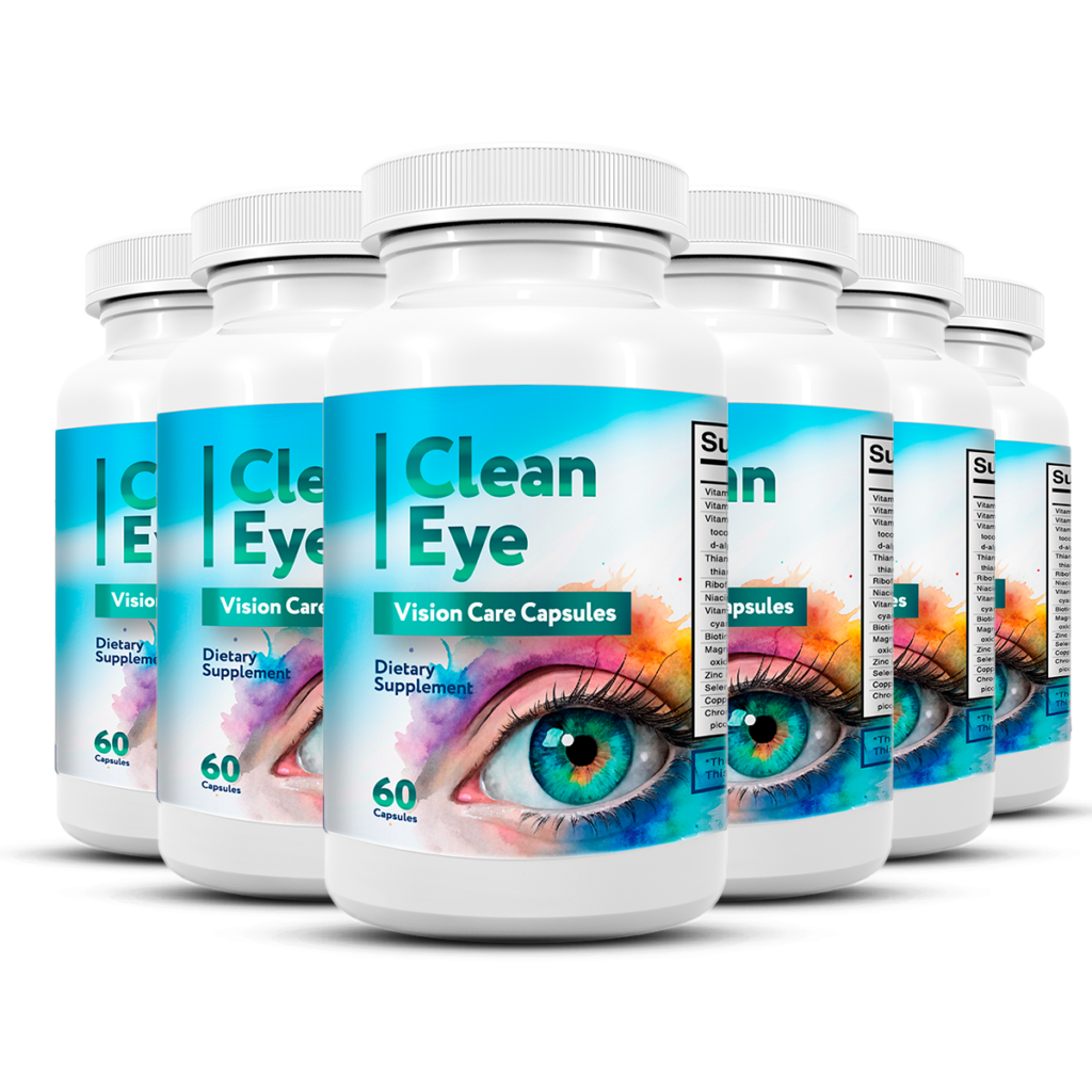 6 bottles of Clean Eye