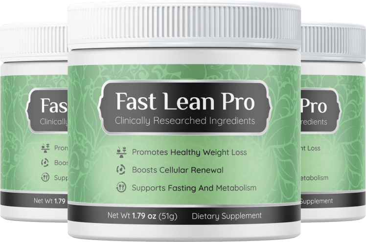 3 jars of Fast Lean Pro