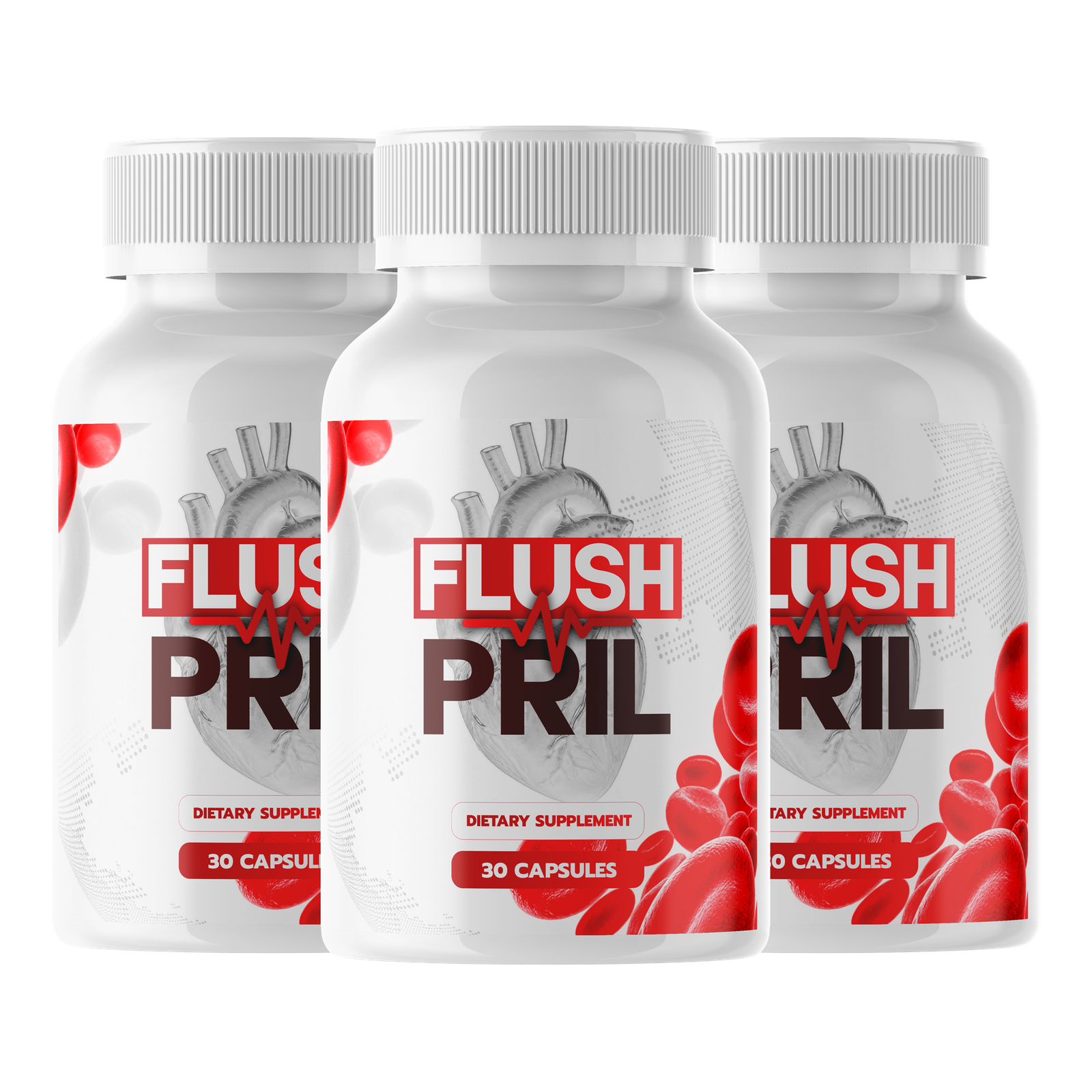 3 bottles of FlushPril