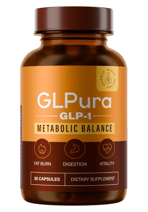 Eine Flasche GLPura Metabolic Balance mit 30 Kapseln