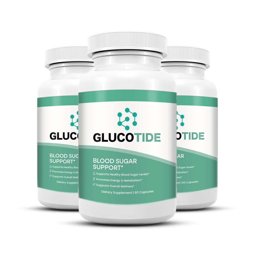 3 bottles of Glucotide