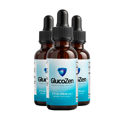 3 bottles of GlucoZen