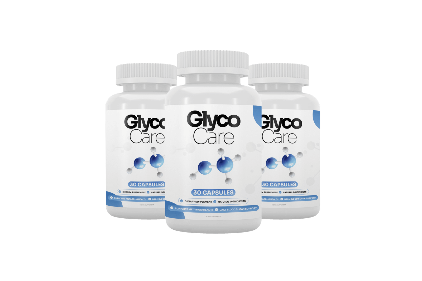3 bottles of GlycoCare