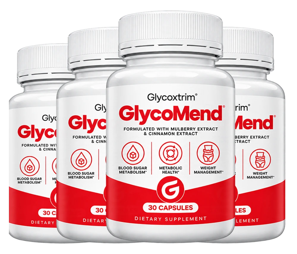 4 bottles of Glycoxtrim with bonuses
