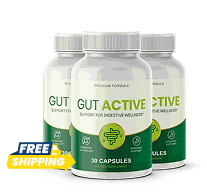 3 bottles of Gut Active