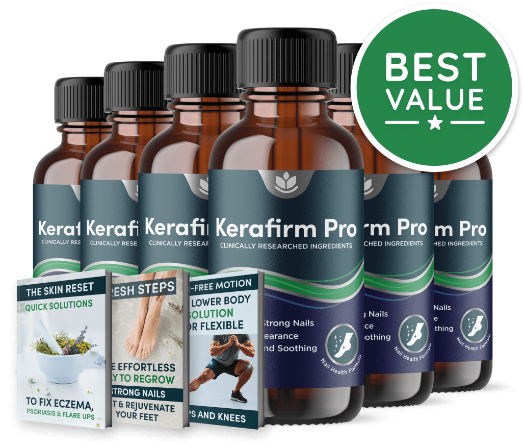6 bottles of KeraFirm Pro with bonuses