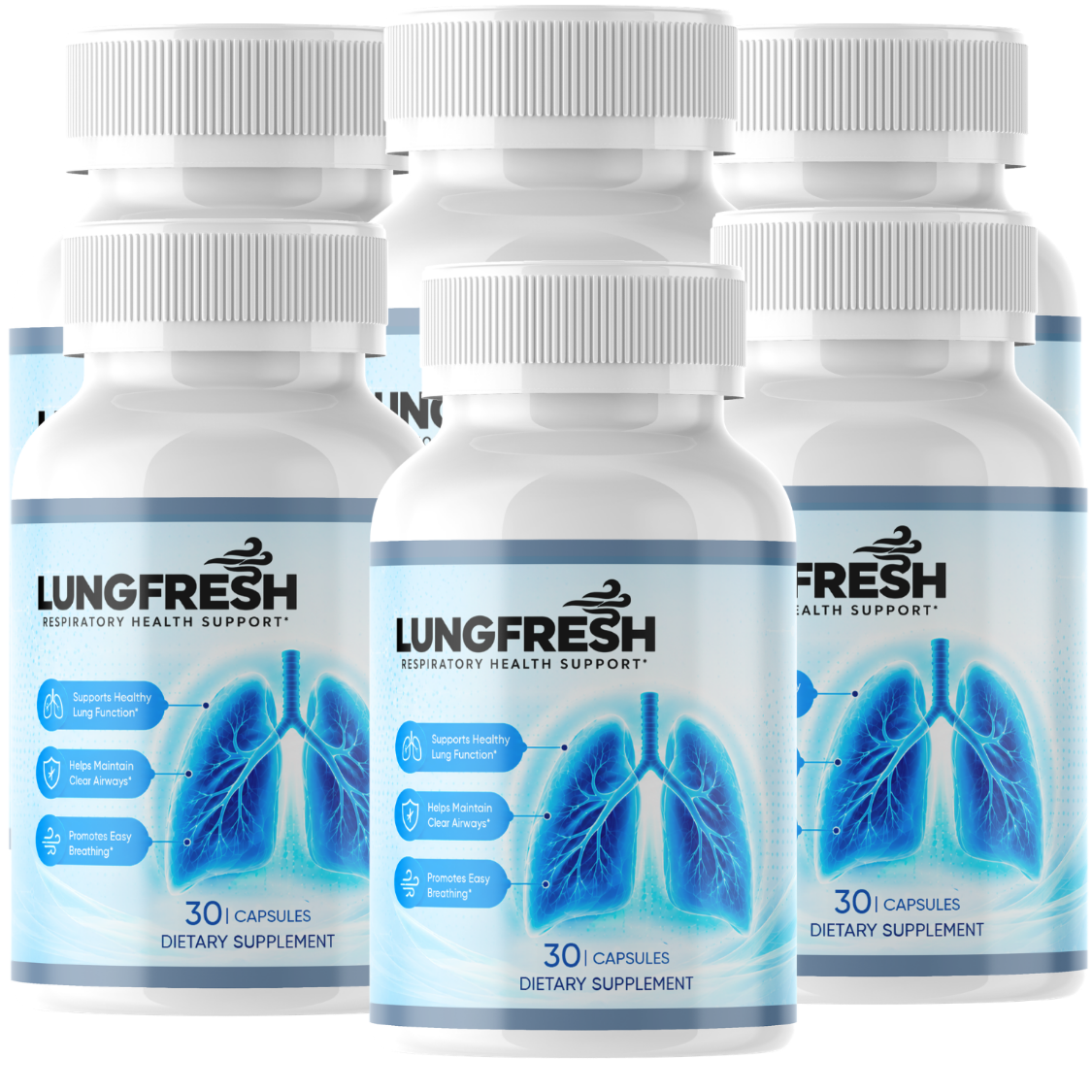 6 bottles of LungFresh