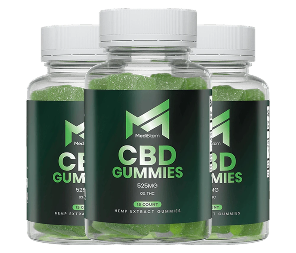 3 bottles of MediBloom CBD