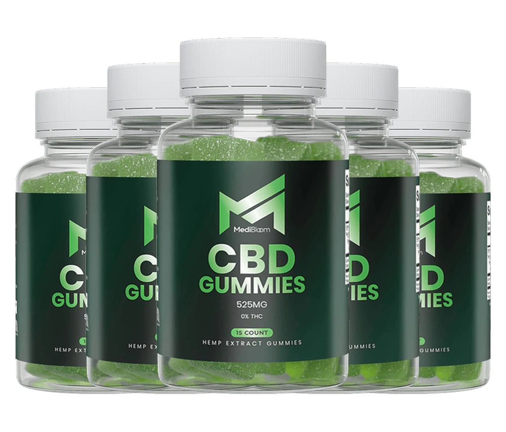5 bottles of MediBloom CBD