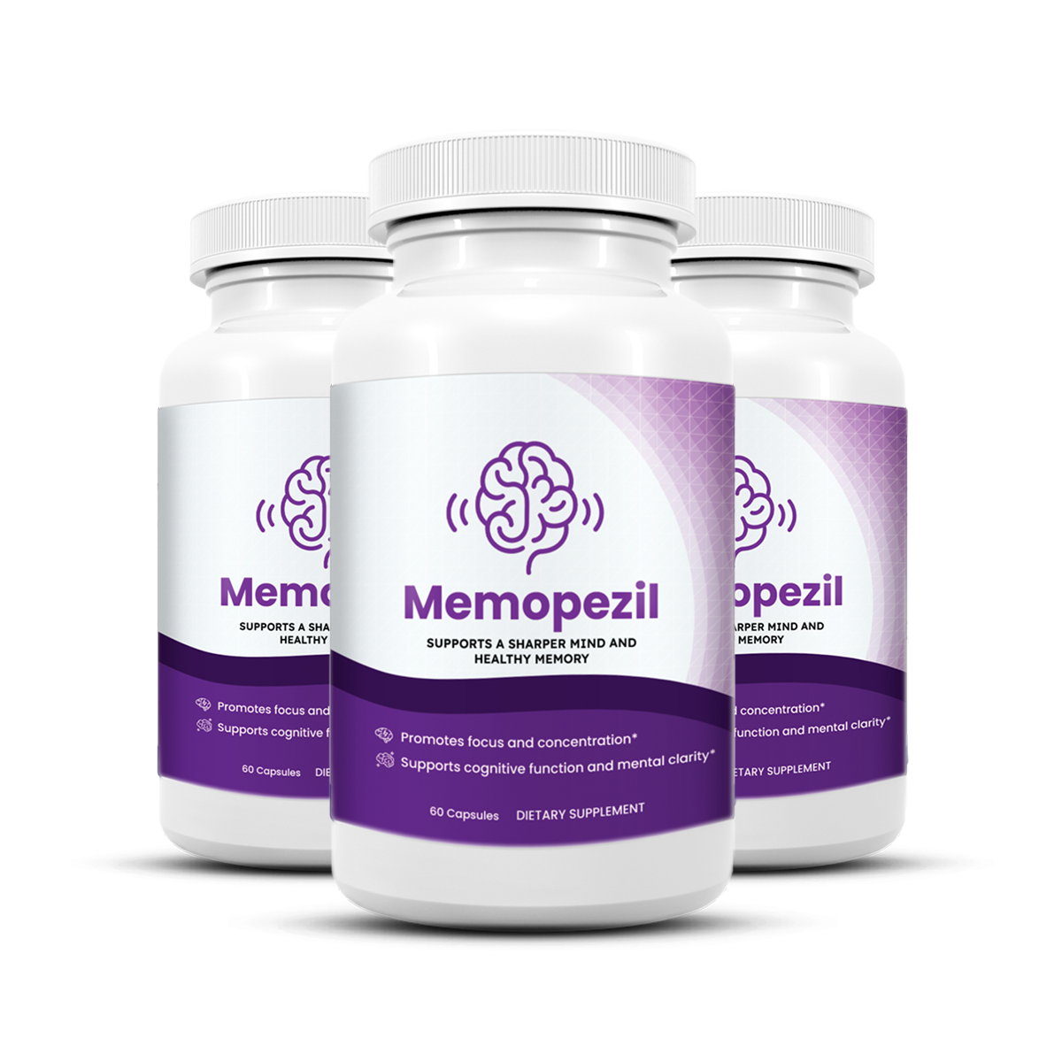 3 bottles of Memopezil