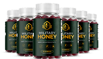 6 bottles of Military Honey