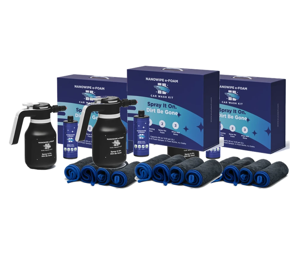 3 kits of Nanowipe e-Foam