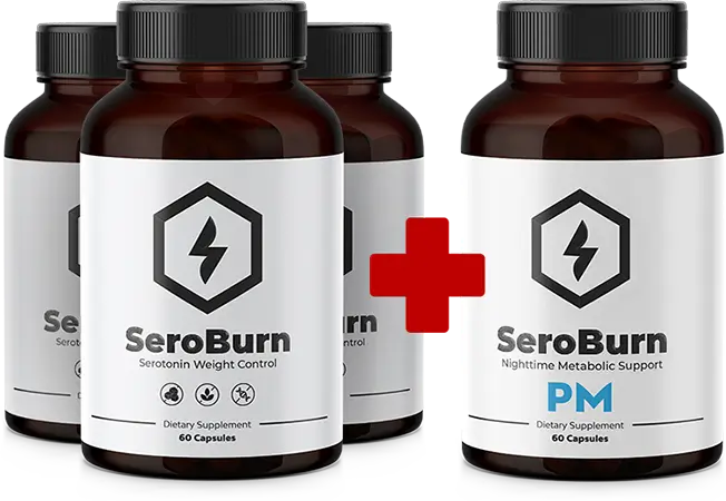 3 bottles of SeroBurn plus 1 free SeroBurn PM bottle