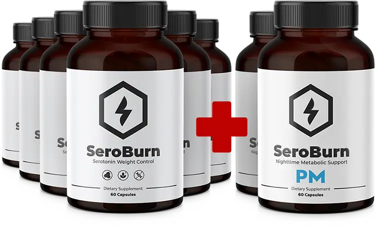 6 bottles of SeroBurn plus 2 free SeroBurn PM bottles