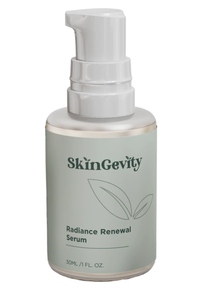 Bottle of SkinGevity Radiance Renewal Serum, 30 ml / 1 fl oz