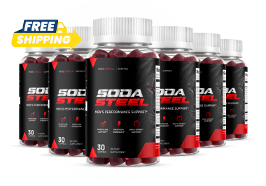 6 bottles of Soda Steel