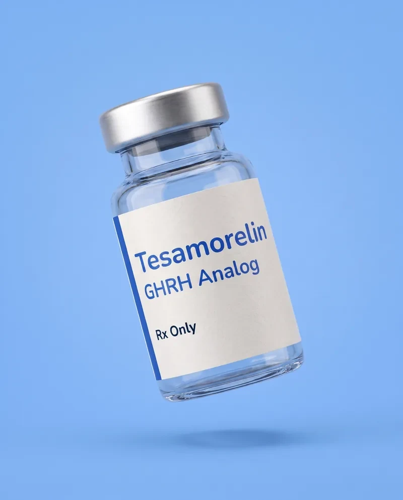 Tesamorelin vial from the Syra Rx website
