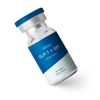 TrimRX GLP-1 + GIP injection kit as shown on the official website