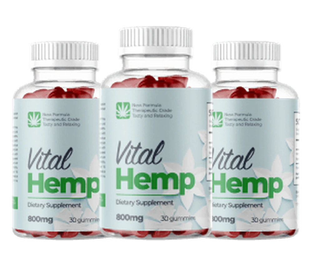 3 bottles of Vital Hemp