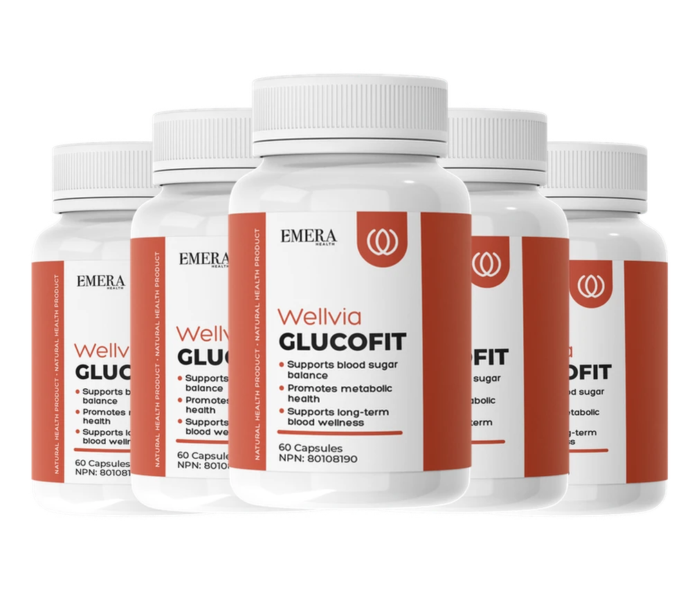 5 bottles of Wellvia GlucoFit